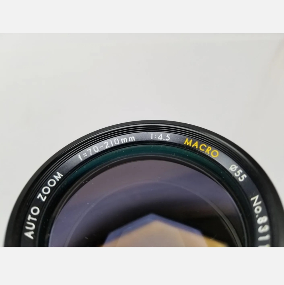 Toyo Optics Tou/Five Star MC Auto Macro Zoom 70-210mm f4.5 Black canon fd Lens - Picture 6 of 6